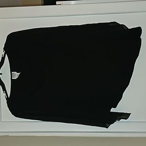 Woman's black evening top